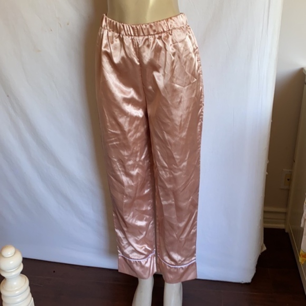 Boohoo Satin pajama Pants one pc size 4